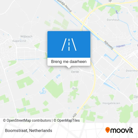 Boomstraat kaart