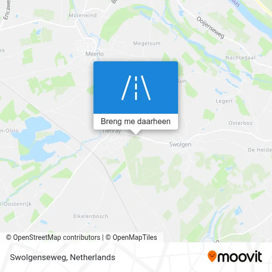 Swolgenseweg kaart