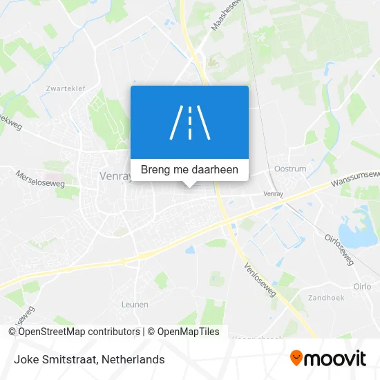 Joke Smitstraat kaart