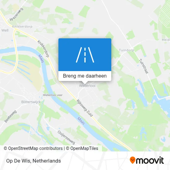Op De Wis kaart