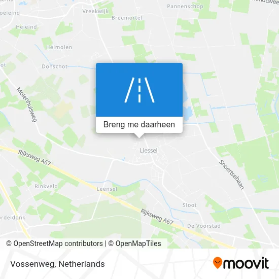 Vossenweg kaart