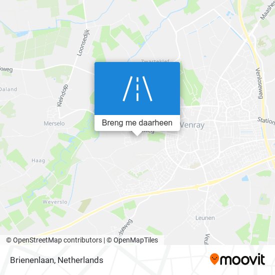 Brienenlaan kaart