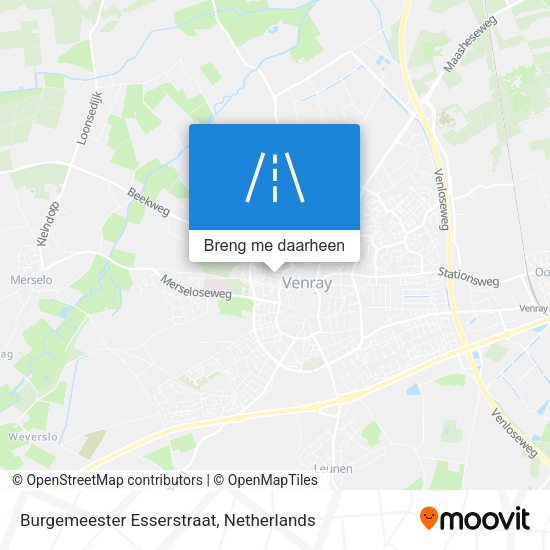 Burgemeester Esserstraat kaart