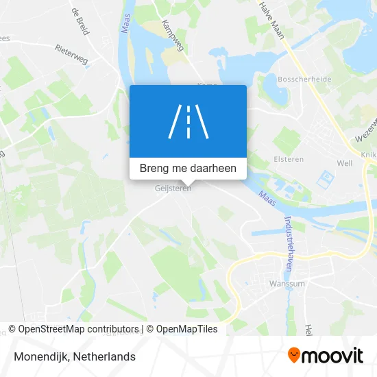 Monendijk kaart