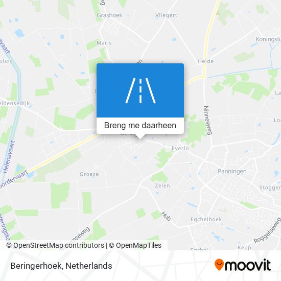 Beringerhoek kaart