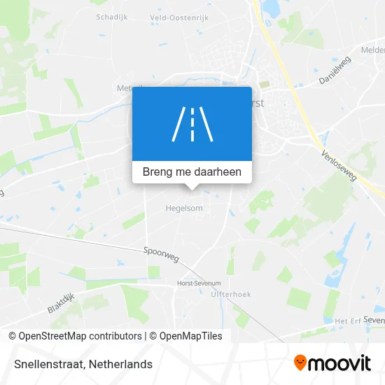 Snellenstraat kaart