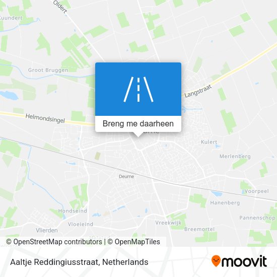 Aaltje Reddingiusstraat kaart
