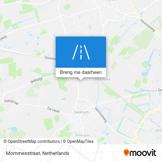 Mommesstraat kaart