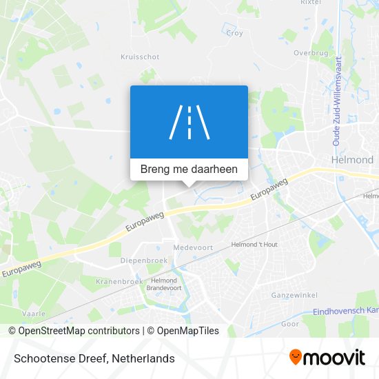 Schootense Dreef kaart