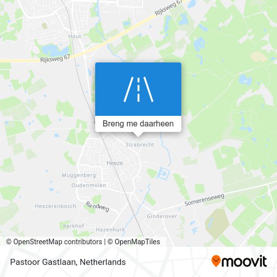 Pastoor Gastlaan kaart