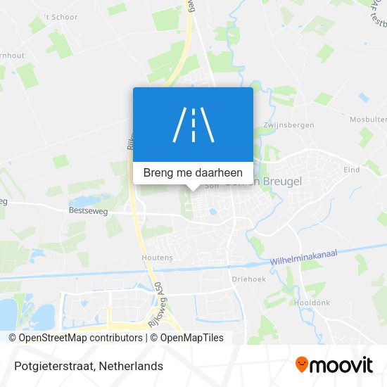 Potgieterstraat kaart
