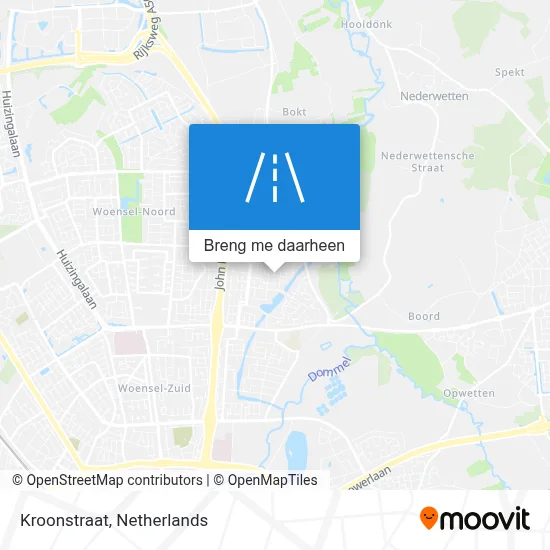 Kroonstraat kaart