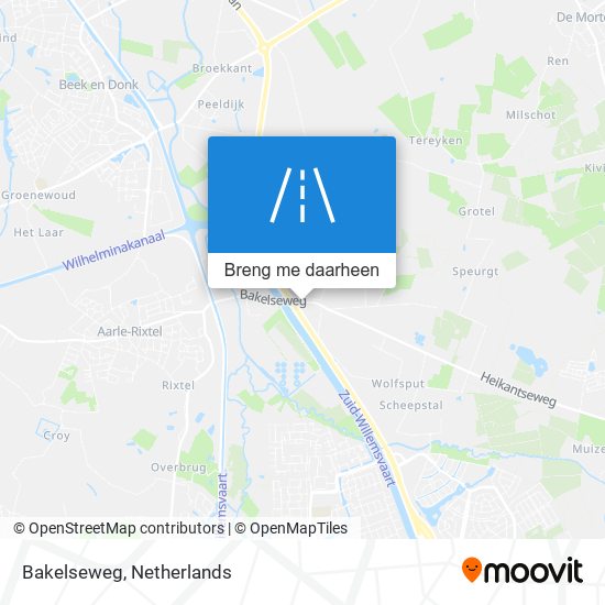 Bakelseweg kaart