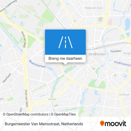 Burgemeester Van Mensstraat kaart