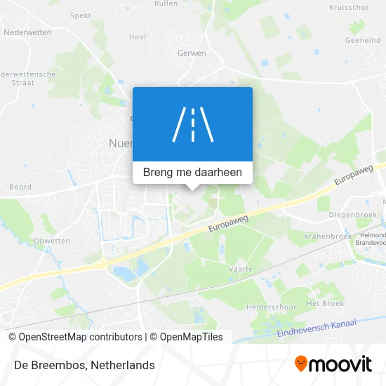 De Breembos kaart