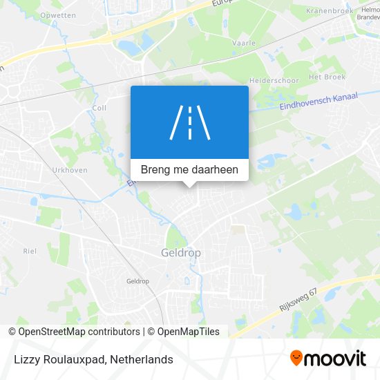 Lizzy Roulauxpad kaart