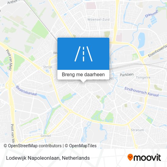 Lodewijk Napoleonlaan kaart
