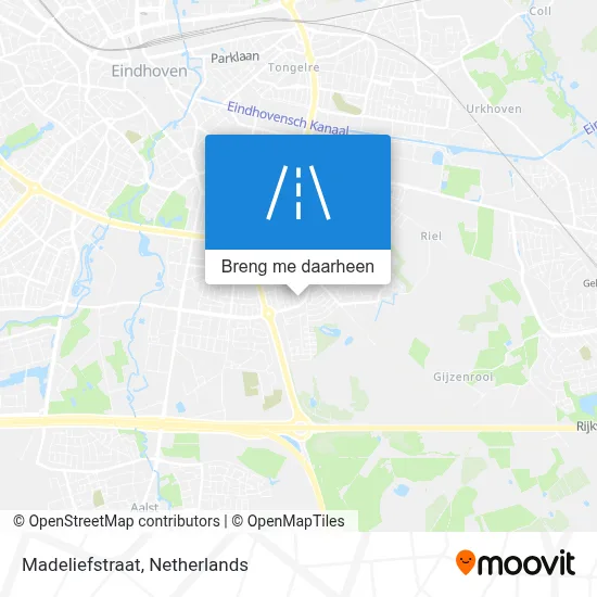Madeliefstraat kaart