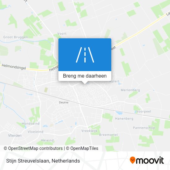 Stijn Streuvelslaan kaart