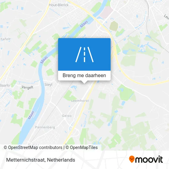 Metternichstraat kaart