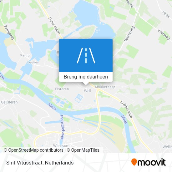 Sint Vitusstraat kaart