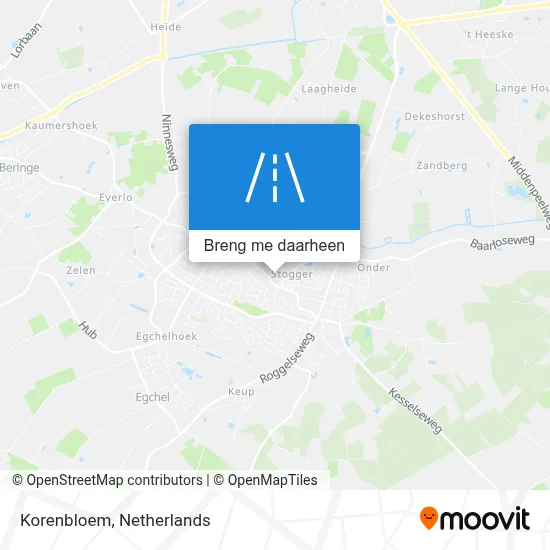 Korenbloem kaart