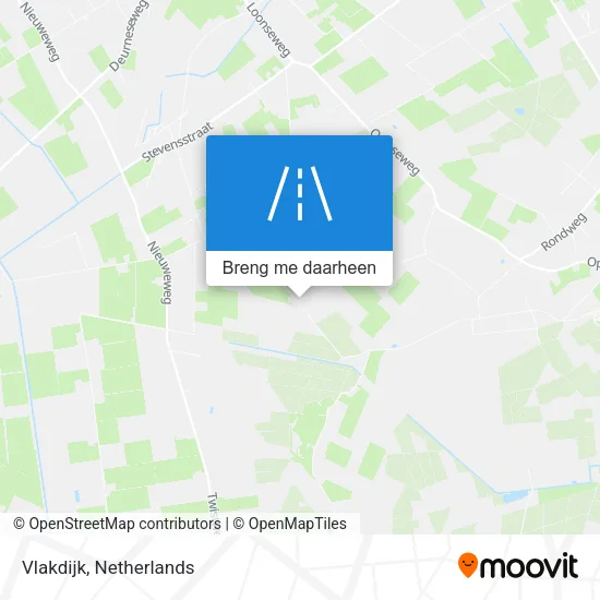 Vlakdijk kaart
