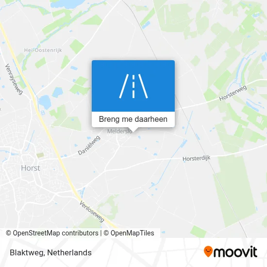 Blaktweg kaart