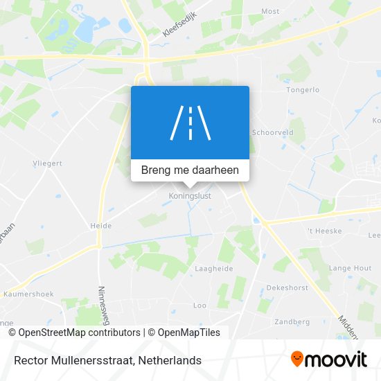 Rector Mullenersstraat kaart