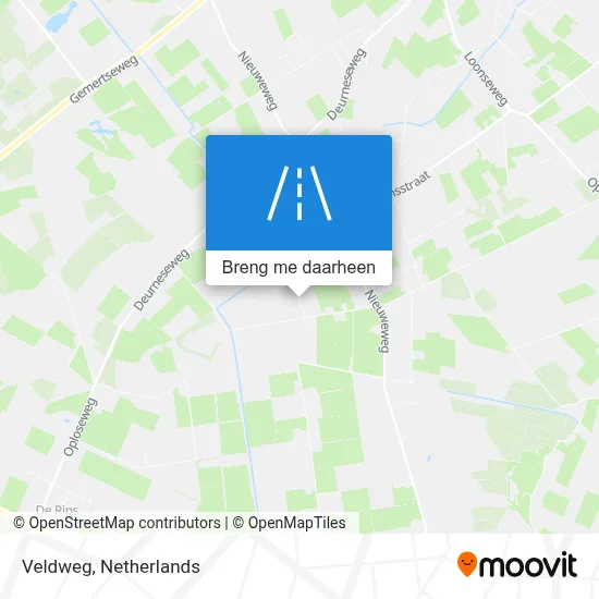 Veldweg kaart