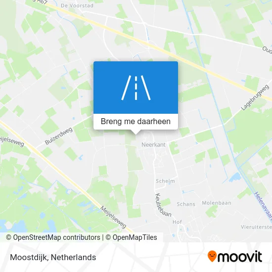 Moostdijk kaart
