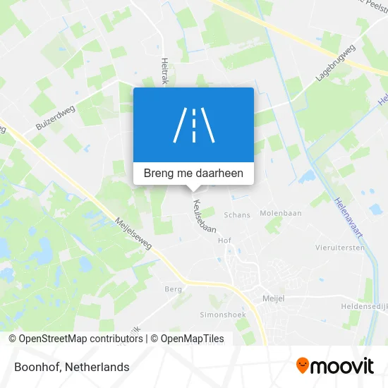 Boonhof kaart