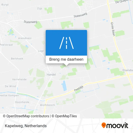 Kapelweg kaart