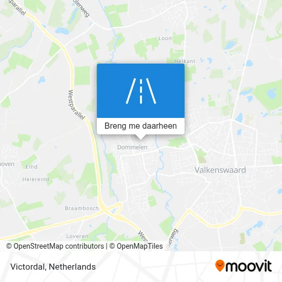 Victordal kaart