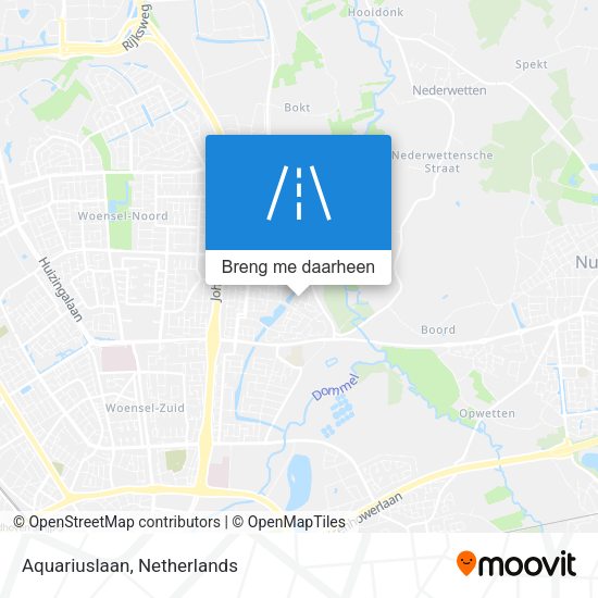 Aquariuslaan kaart