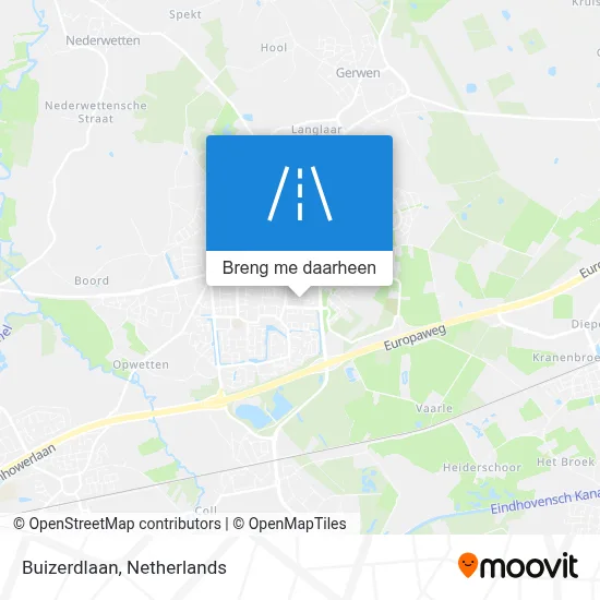 Buizerdlaan kaart