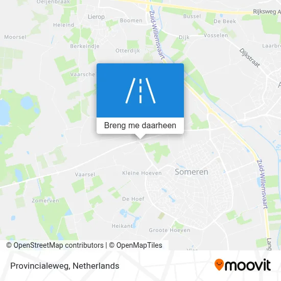 Provincialeweg kaart