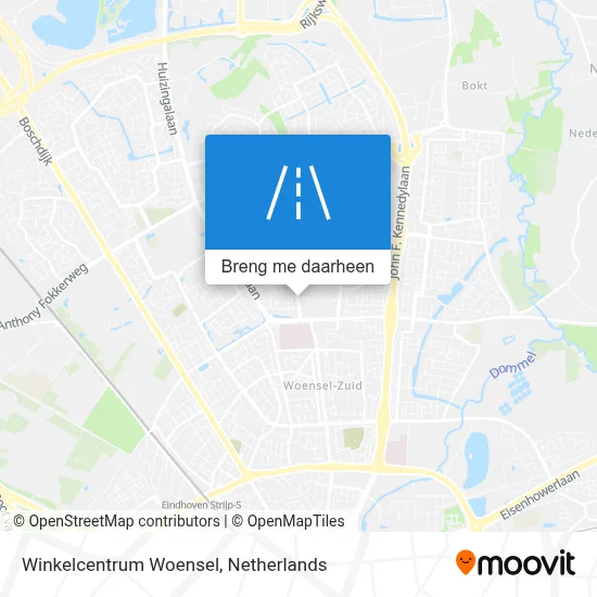 Winkelcentrum Woensel kaart
