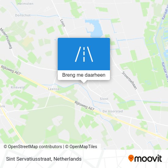 Sint Servatiusstraat kaart