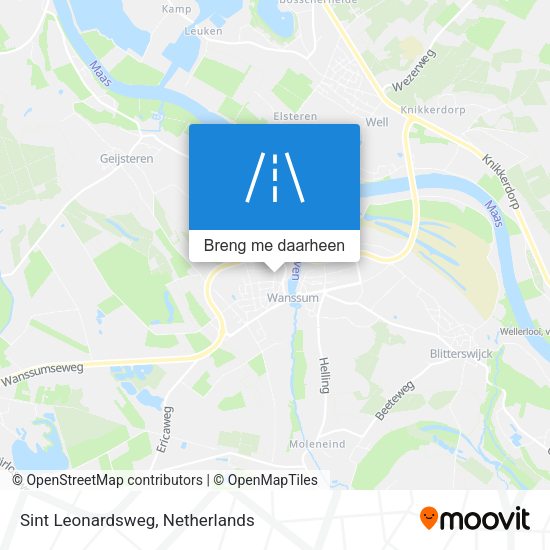 Sint Leonardsweg kaart