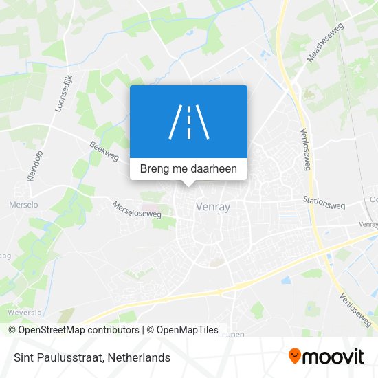 Sint Paulusstraat kaart