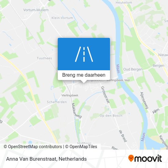 Anna Van Burenstraat kaart