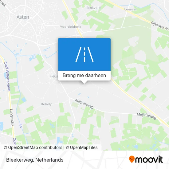 Bleekerweg kaart
