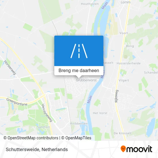 Schuttersweide kaart