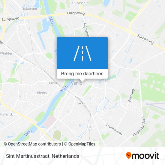 Sint Martinusstraat kaart