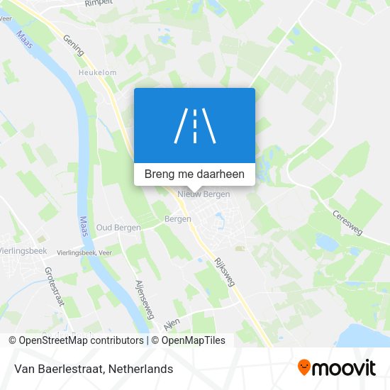 Van Baerlestraat kaart