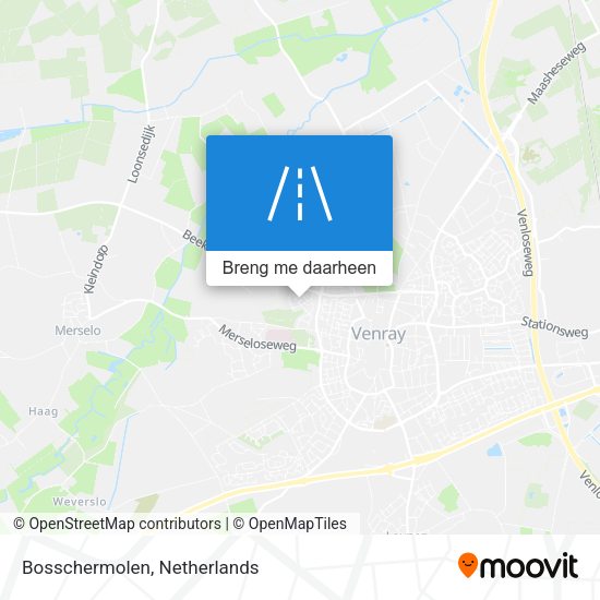 Bosschermolen kaart