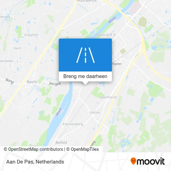 Aan De Pas kaart