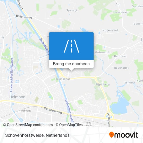 Schovenhorstweide kaart
