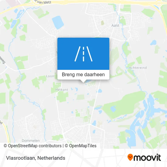 Vlasrootlaan kaart